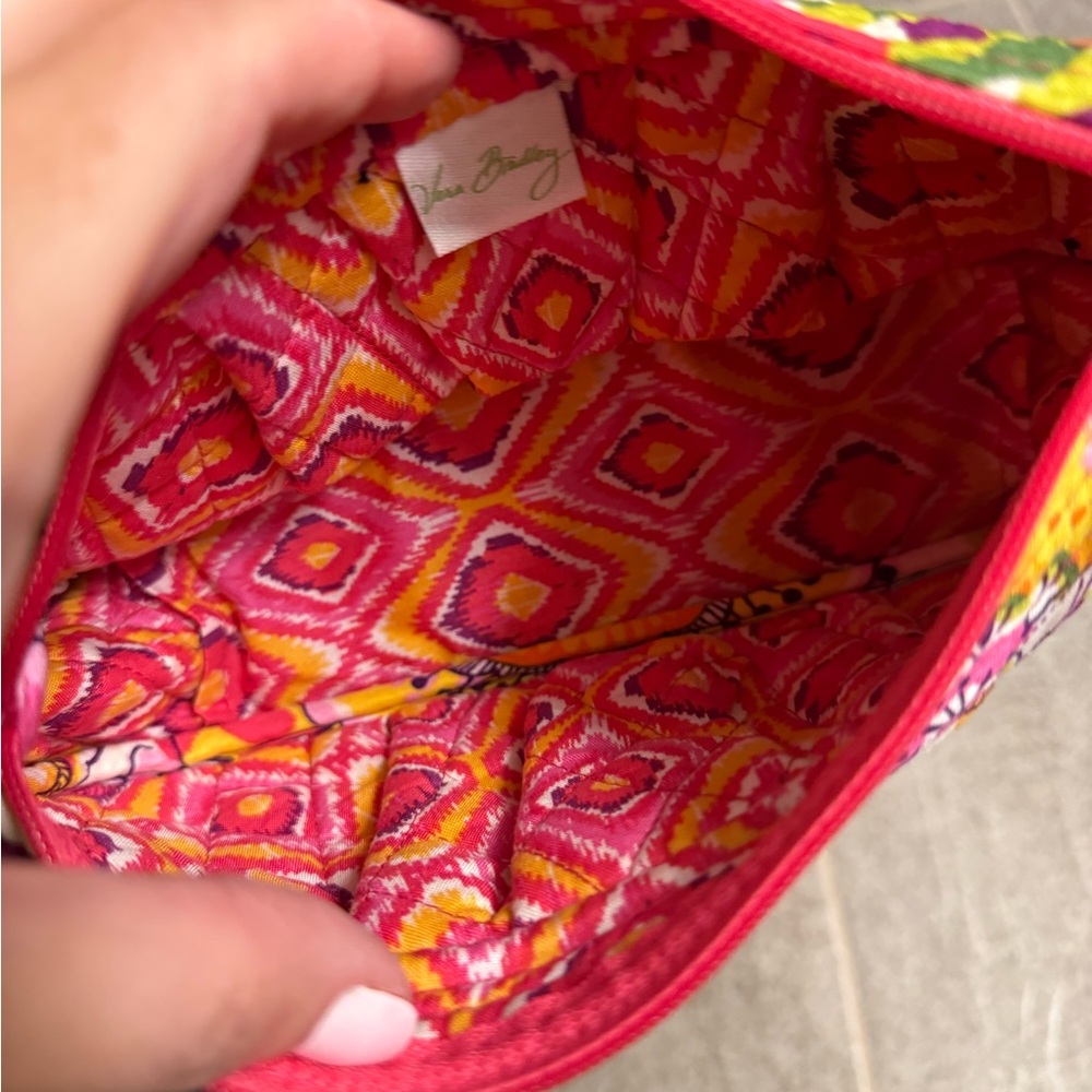 Vera Bradley Lilli Bell Frannie Multicolor Floral Crossbody Bag and id pouch key - Picture 3 of 7